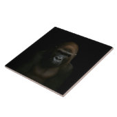 Schwarze 4 Luxe-Fliese mit Gorilla Fliese (Seite)