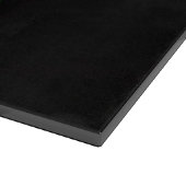 Schwarze 4 Luxe Glasboard Midnight Blue Rose Schneidebrett (Ecke)