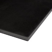 Schwarze 4 Luxe Glasplatte Kind Beagle Schneidebrett (Ecke)