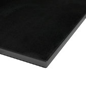 Schwarze 4 Luxe Glasplatte Rockhopper Pinguin Schneidebrett (Ecke)