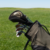 Schwarze 4 Luxe Golf Driver Hülle, Birmanische Kat Headcover (In SItu)