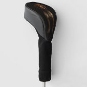 Schwarze 4 Luxe Golf Driver Hülle, Deutscher Point Headcover (angewinkelt)