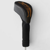 Schwarze 4 Luxe Golf Driver Hülle, Deutscher Schäf Headcover (angewinkelt)