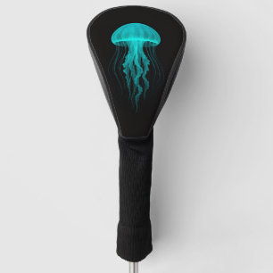 Schwarze 4 Luxe Golf Driver Hülle, Grüne Qualle Headcover