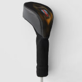 Schwarze 4 Luxe Golf Driver Hülle, Mandrillaffe Headcover (angewinkelt)