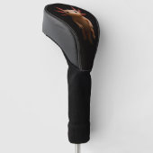 Schwarze 4 Luxe Golf Driver Hülle, Mexikanischer A Headcover (angewinkelt)