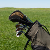 Schwarze 4 Luxe Golf Driver Hülle, Stiller Luchs Headcover (In SItu)