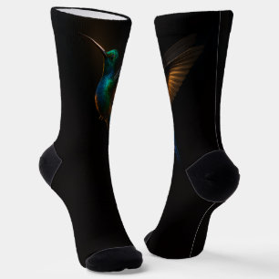 Schwarze 4 Luxe Herren nachhaltige Socken Hummingb