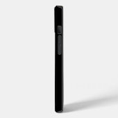 Schwarze 4 Luxe iPhone 14 Hülle Mate, sonnengelbe  (Rückseite / Links)