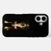 Schwarze 4 Luxe iPhone 16 Hülle, Weiser Australian Case-Mate iPhone Hülle (Rückseite (Horizontal))