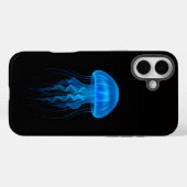 Schwarze 4 Luxe iPhone 16 Plus Hülle Mate, Blaue Q (Rückseite (Horizontal))