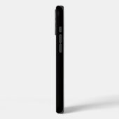 Schwarze 4 Luxe iPhone 16 Plus Hülle Mate, Blaue Q (Rückseite / Links)