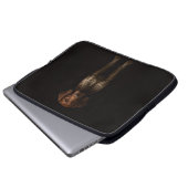 Schwarze 4 Luxe Laptop-Hülle, Deutscher Pointer-Hu Laptopschutzhülle (Vorne Knopf)