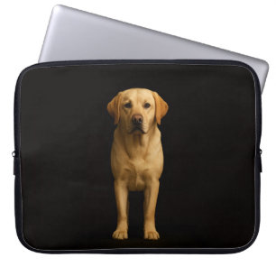 Schwarze 4 Luxe Laptop-Hülle, minimalistischer Lab Laptopschutzhülle