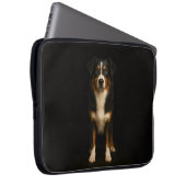 Schwarze 4 Luxe-Laptoptasche, Australischer Schäfe Laptopschutzhülle (Vorne Rechts)