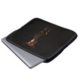 Schwarze 4 Luxe-Laptoptasche, Forest Okapi Laptopschutzhülle (Vorne Knopf)