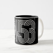 Schwarze 6453-Tasse Zweifarbige Tasse (VorderseiteRechts)