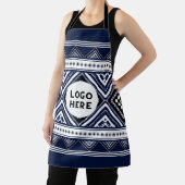 Schwarze Abstrakte ethnisch geometrische Muster mi Schürze (InSitu)