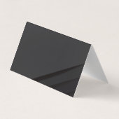 Schwarze Abstrakte Panels | Logo für Schraubenschl Visitenkarten (Rückseite)