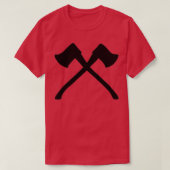 Schwarze Ächse T-Shirt (Design vorne)