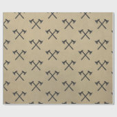 Schwarze Achsen auf Steinboden Geschenkpapier (Flach)