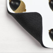 Schwarze Acorn-Maus-Mat Mousepad (Ecke)