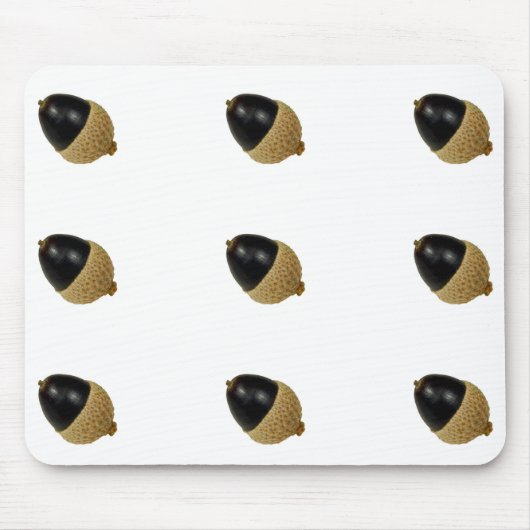 Schwarze Acorn-Maus-Mat Mousepad (Vorne)