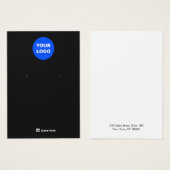 Schwarze Add-Logos - Vorführung sozialer Netzwerke (Vorne & Hinten)