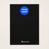 Schwarze Add-Logos - Vorführung sozialer Netzwerke (Vorderseite)