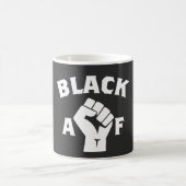 Schwarze AF Fauste Tasse (Mittel)