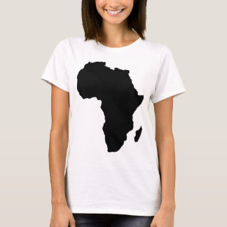 schwarze Afrika-Form T-Shirt