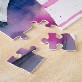 Schwarze Afro Haare und Sonnenbrillen Rainbow Art Puzzle (Seite)