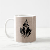 Schwarze Ahorn Briefmarke Tasse aussehen (Links)