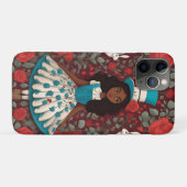 Schwarze Alice im Wunderland Case-Mate iPhone Hülle (Rückseite (Horizontal))