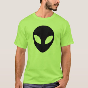 Schwarze Alien T-Shirt