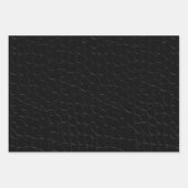 Schwarze Alligator-Skizze Geschenkpapier Set (Vorderseite 3)
