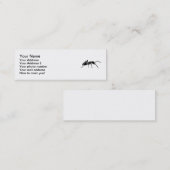 Schwarze Ameise Mini Visitenkarte (Vorne/Hinten)