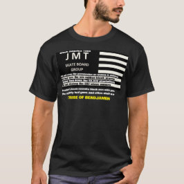 SCHWARZE AMERIKA 1868. Basic Dunkles T-Shirt