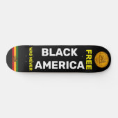 SCHWARZE AMERIKA WAR NIE FREI Skateboard (Horizontal)