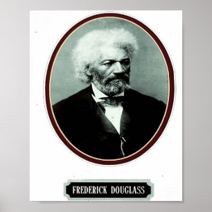 Schwarze amerikanische Geschichte Frederick Dougl Poster