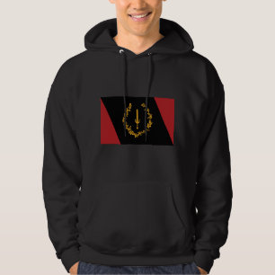 Schwarze Amerikanische Heritage-Flagge Hoodie