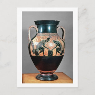 Schwarze Amphora mit Ajax und Achilles, Postkarte
