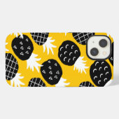 Schwarze Ananas iPhone Hülle (Rückseite (Horizontal))