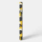 Schwarze Ananas iPhone Hülle (Linke Seite)
