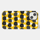 Schwarze Ananas iPhone Hülle (Rückseite (Horizontal))
