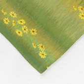 Schwarze Anguskühe und Niedliches Kalb im Sommerwe Fleecedecke (Ecke)