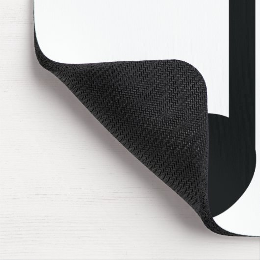 schwarze Anmerkungsikone Mousepad (Ecke)