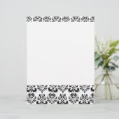SCHWARZE ANS WEISSE DAMASK (Stehend Vorderseite)