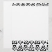 SCHWARZE ANS WEISSE DAMASK (Vorne/Hinten)