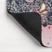 SCHWARZE ANTIQUE LACE PATTER MAUSPAD (Ecke)